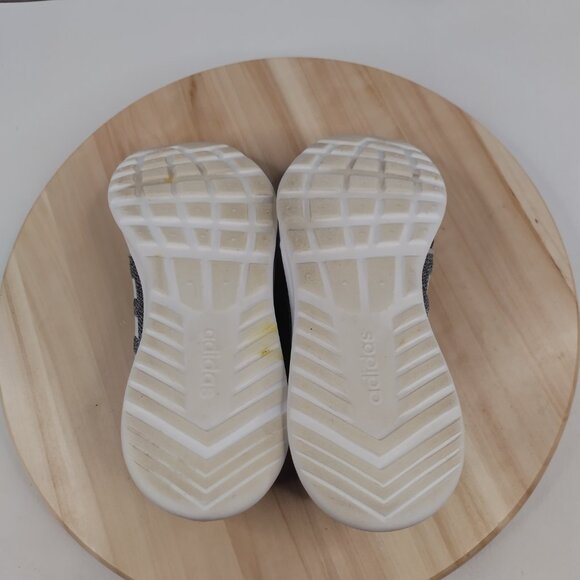 Adidas Cloudfoam Qt Racer Gray White Running Sneakers Women US 7 - Picture 11 of 14